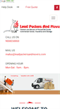 Mobile Screenshot of leadpackersandmovers.com